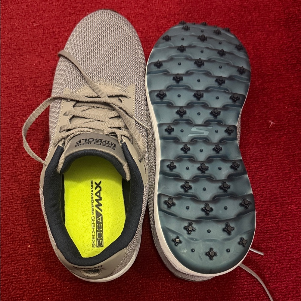 Skechers Men's Gray and Black Sneakers